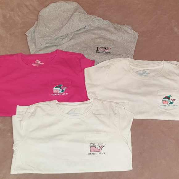 Vineyard Vines girls Long-Sleeve Tee set of 4 - Picture 1 of 7